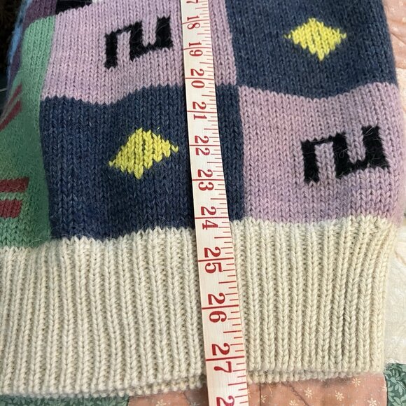 Vintage El Gran Pajaten Sweater Womens Wool Handcrafted Alpaca Wool Knit - Picture 8 of 8